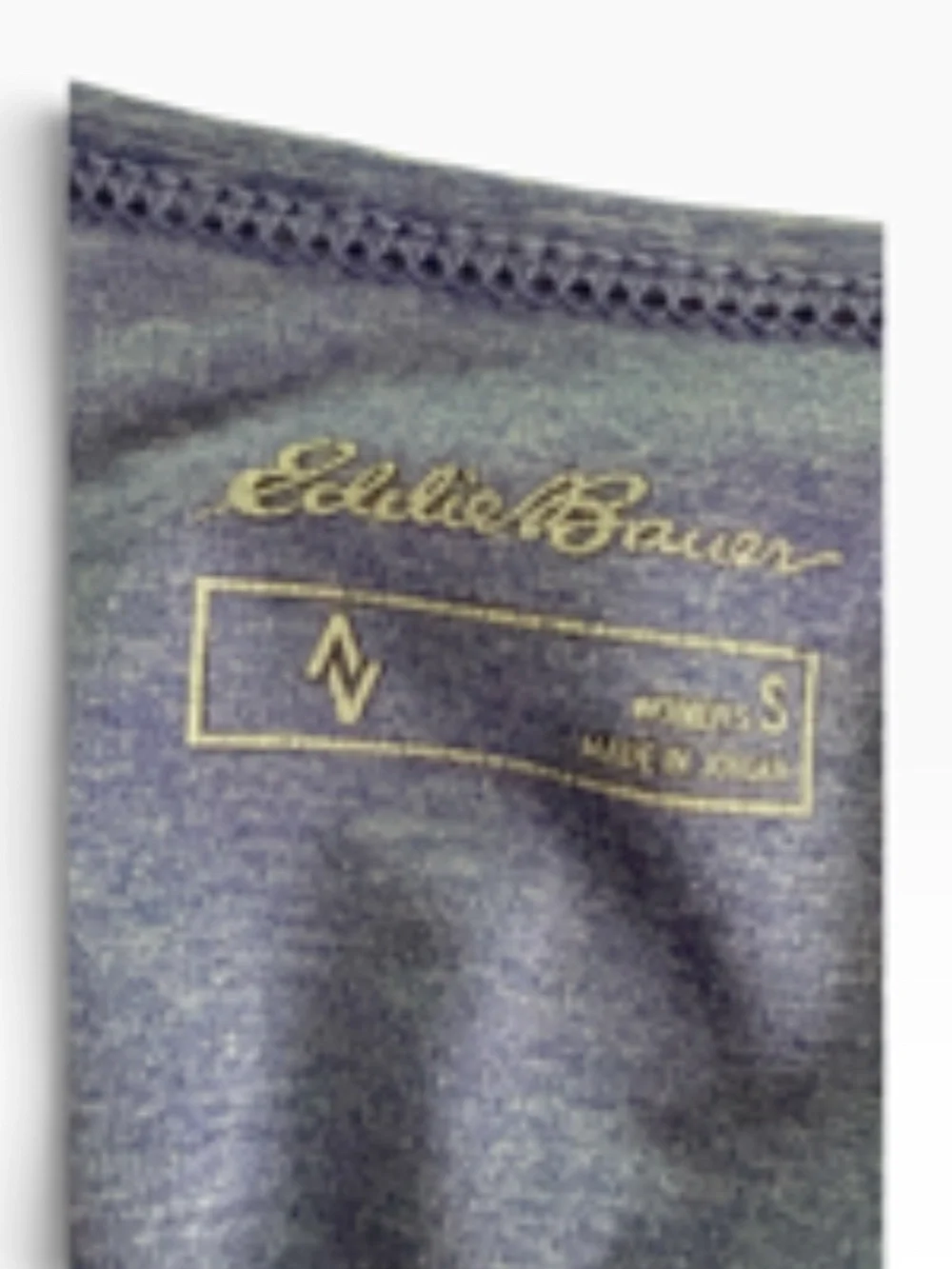 Eddie Bauer Scoop Neck Ruching Hemline Racer Back Athletic Tank Top Size S